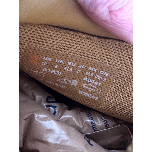 Timberland Londyn Tan Suede High Top Sneaker Boots Lace Up Ortholite Size 10 - Picture 9 of 13